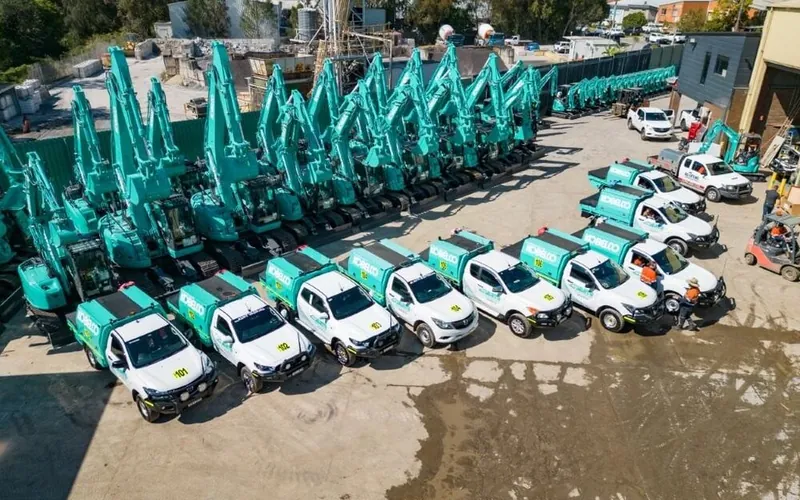 Kobelco Australia landing page